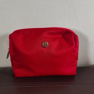 Lululemon Red Nylon Pouch